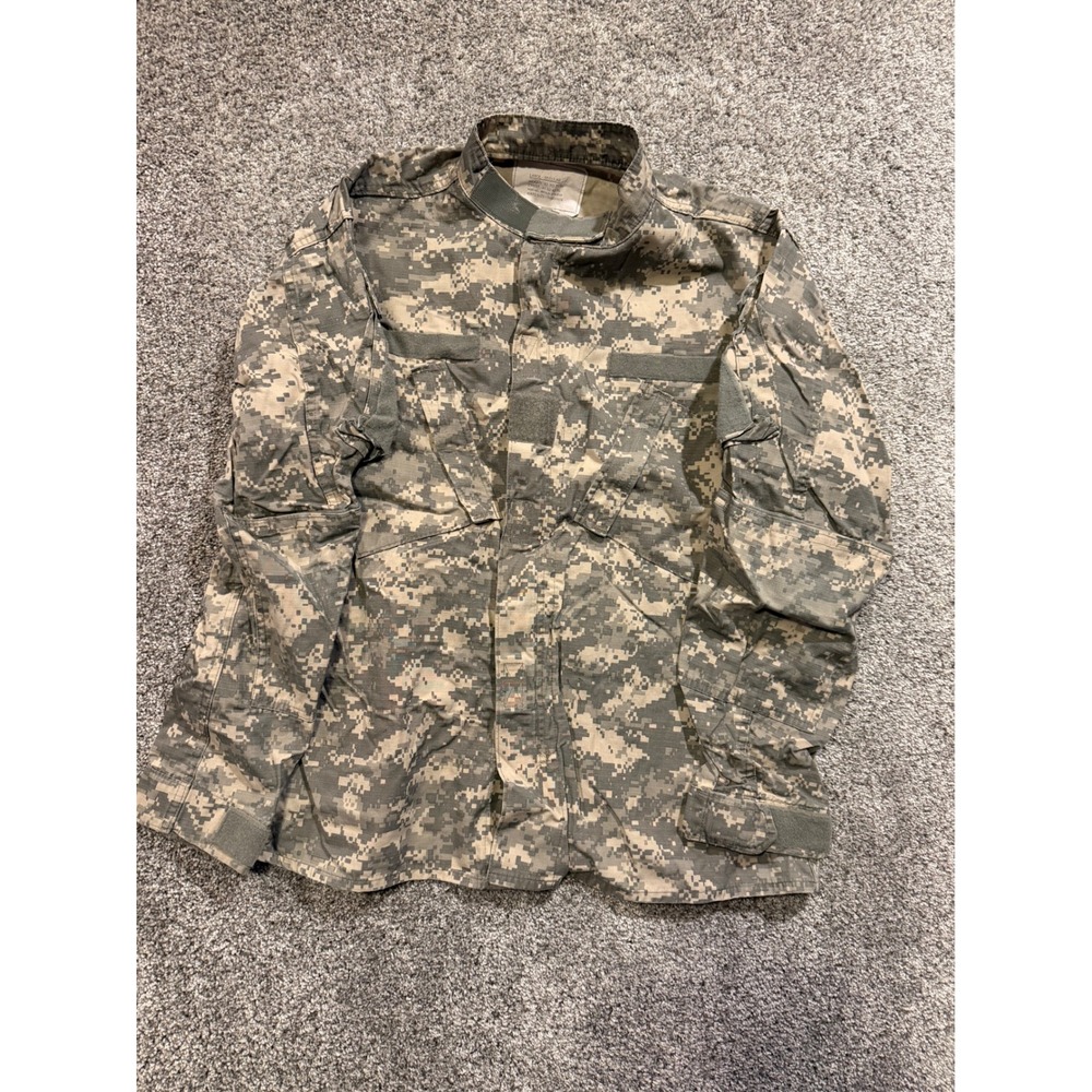 Army Combat Uniform‎ Coat Mens Large Regular Digital Camo Jacket Military ACU